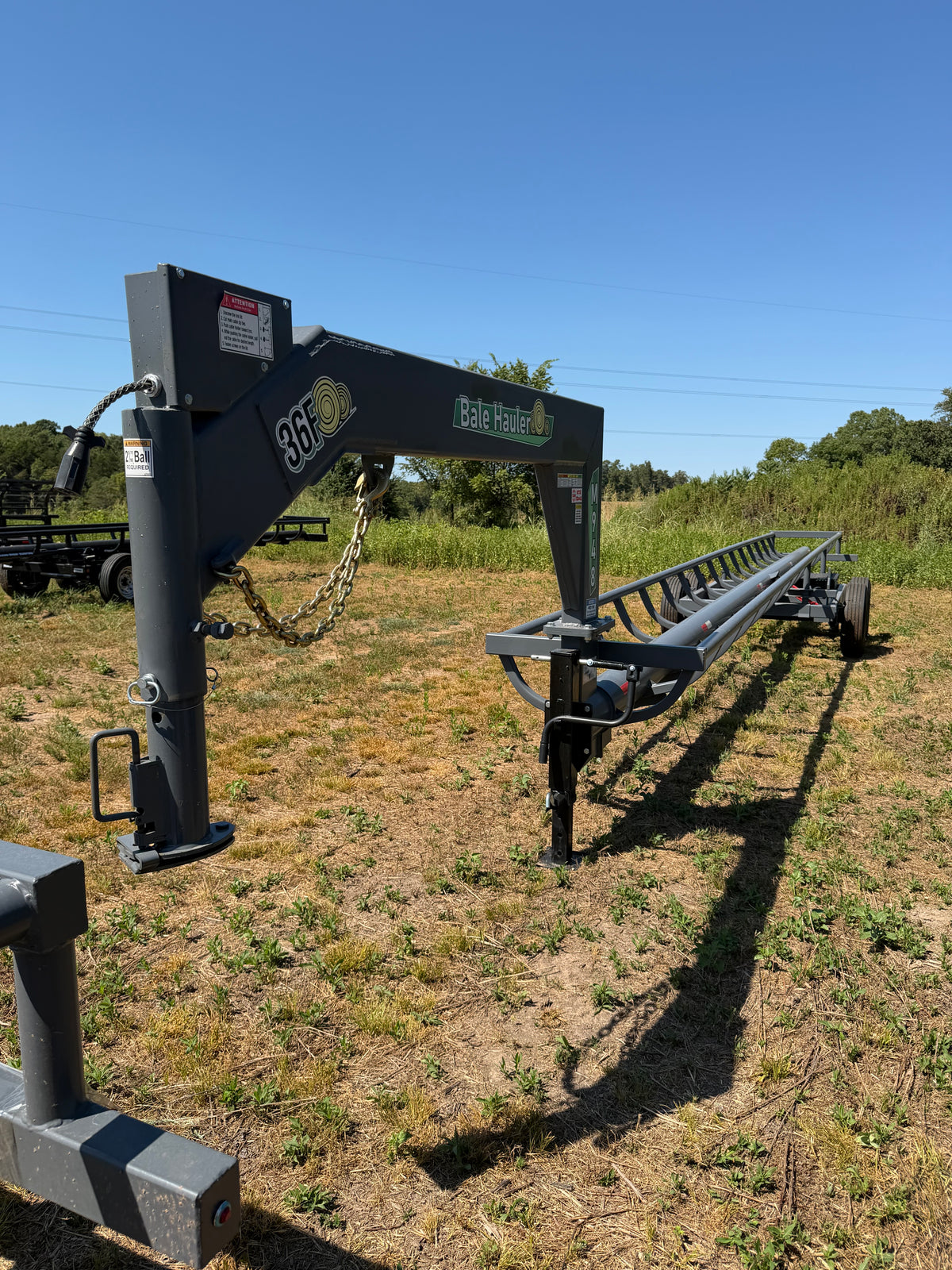 36ft In-Line Hay Trailer - Hydraulic