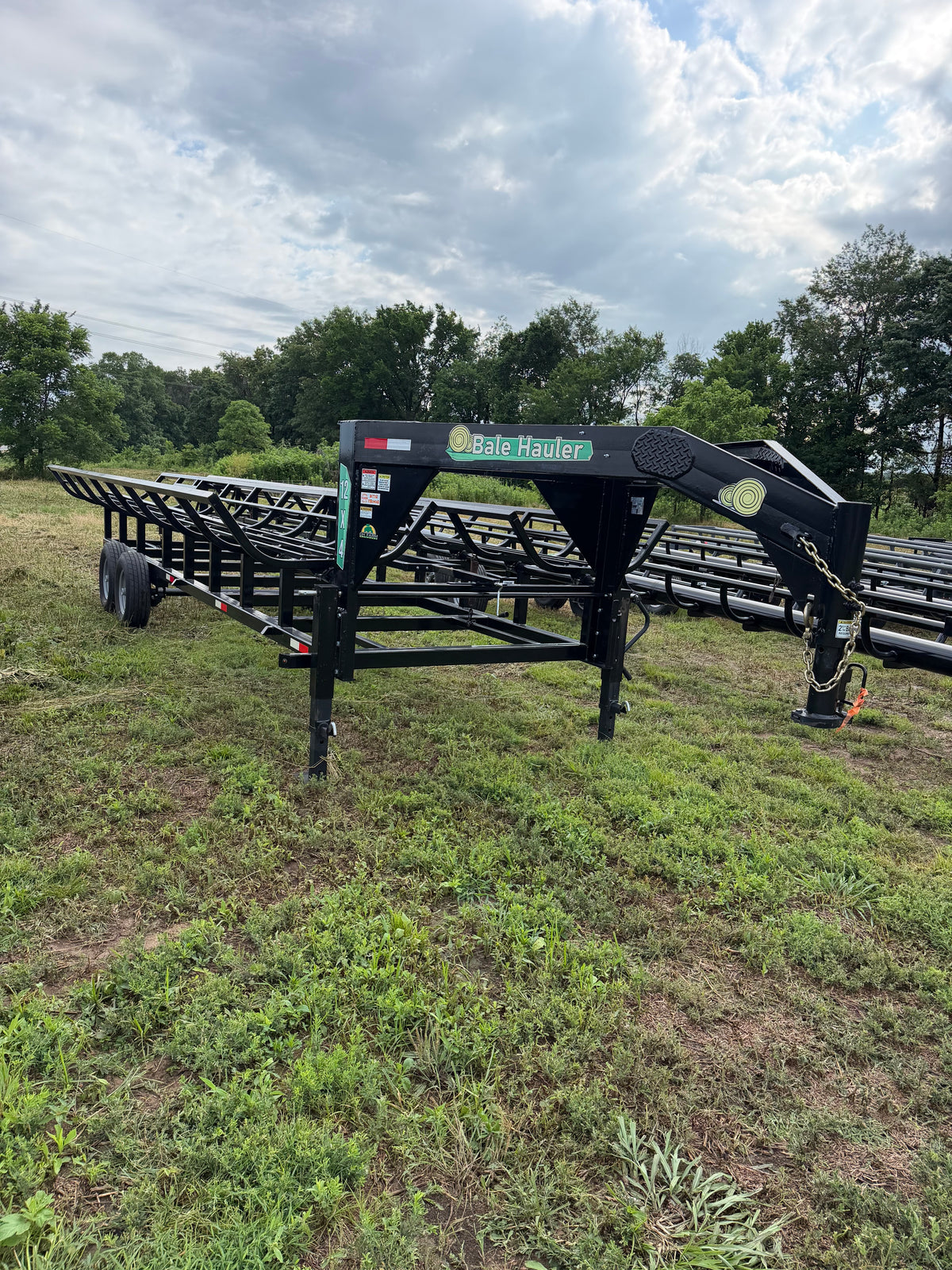 24ft Double Dump Hay Trailer (12x4)