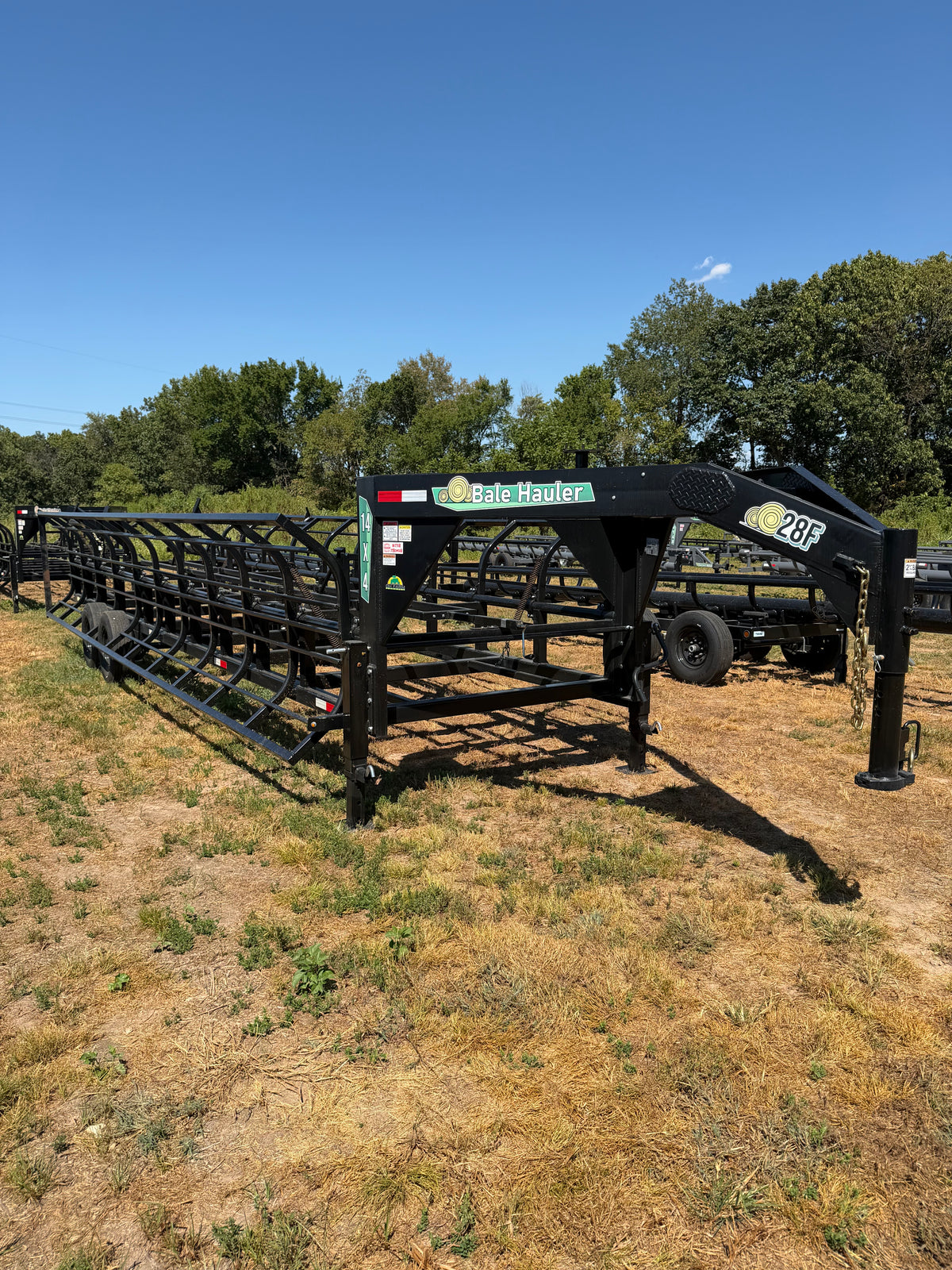 28ft Double Dump Hay Trailer (14x4)