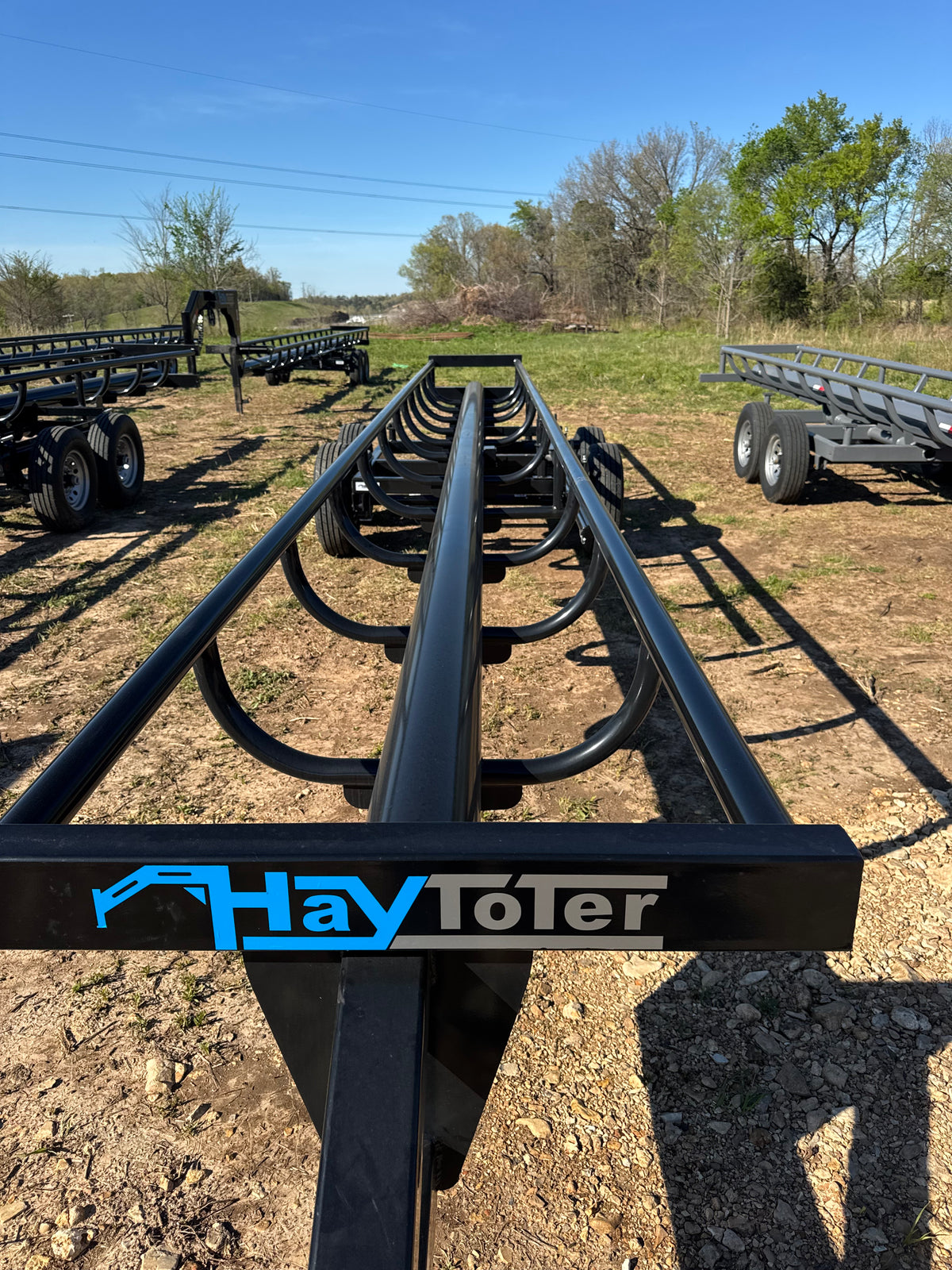 32ft BP In-Line Hay Trailer