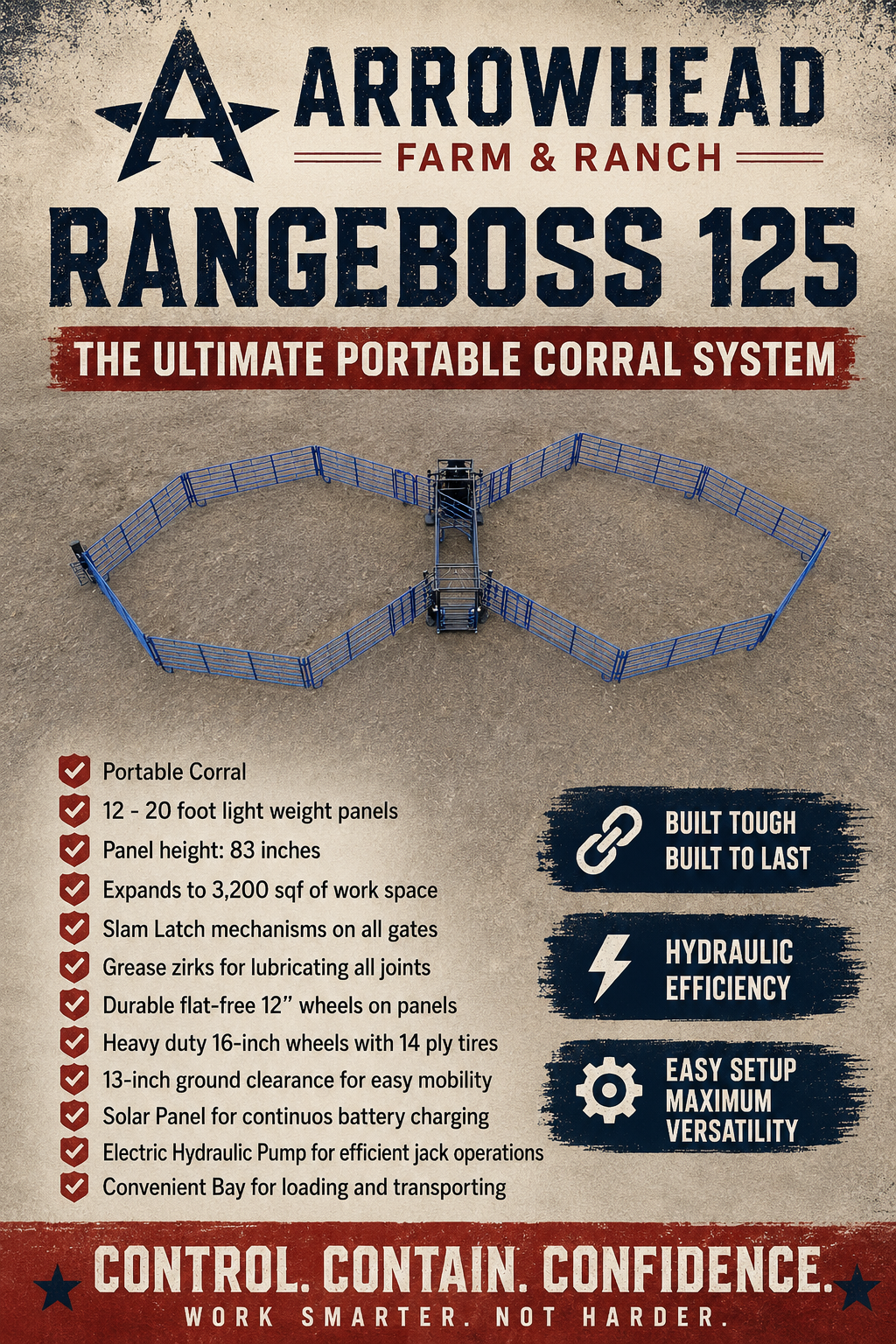 RangeBoss 125 - Portable Corral
