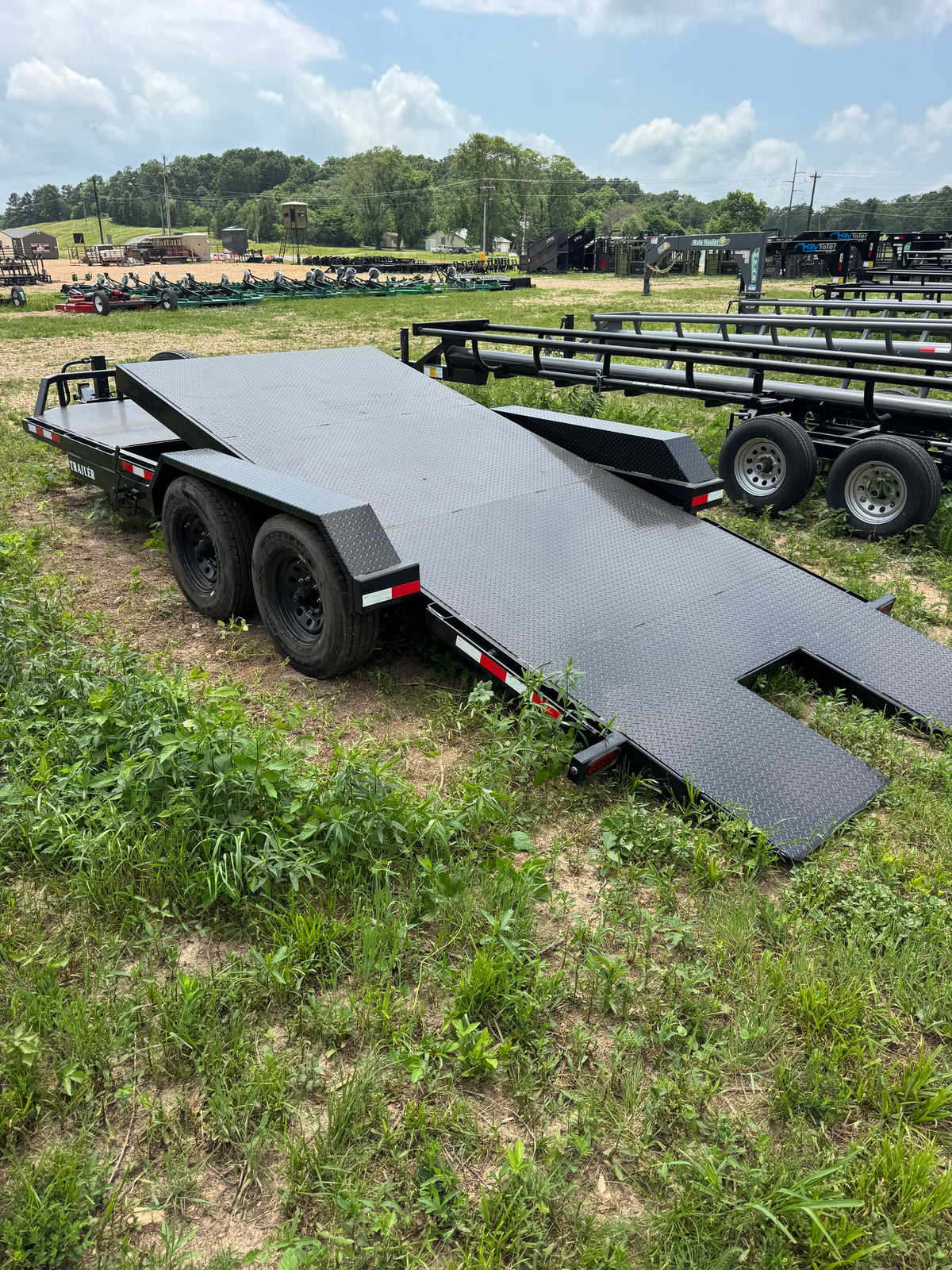 22ft - Tilt Deck Equipment Trailer (14k)