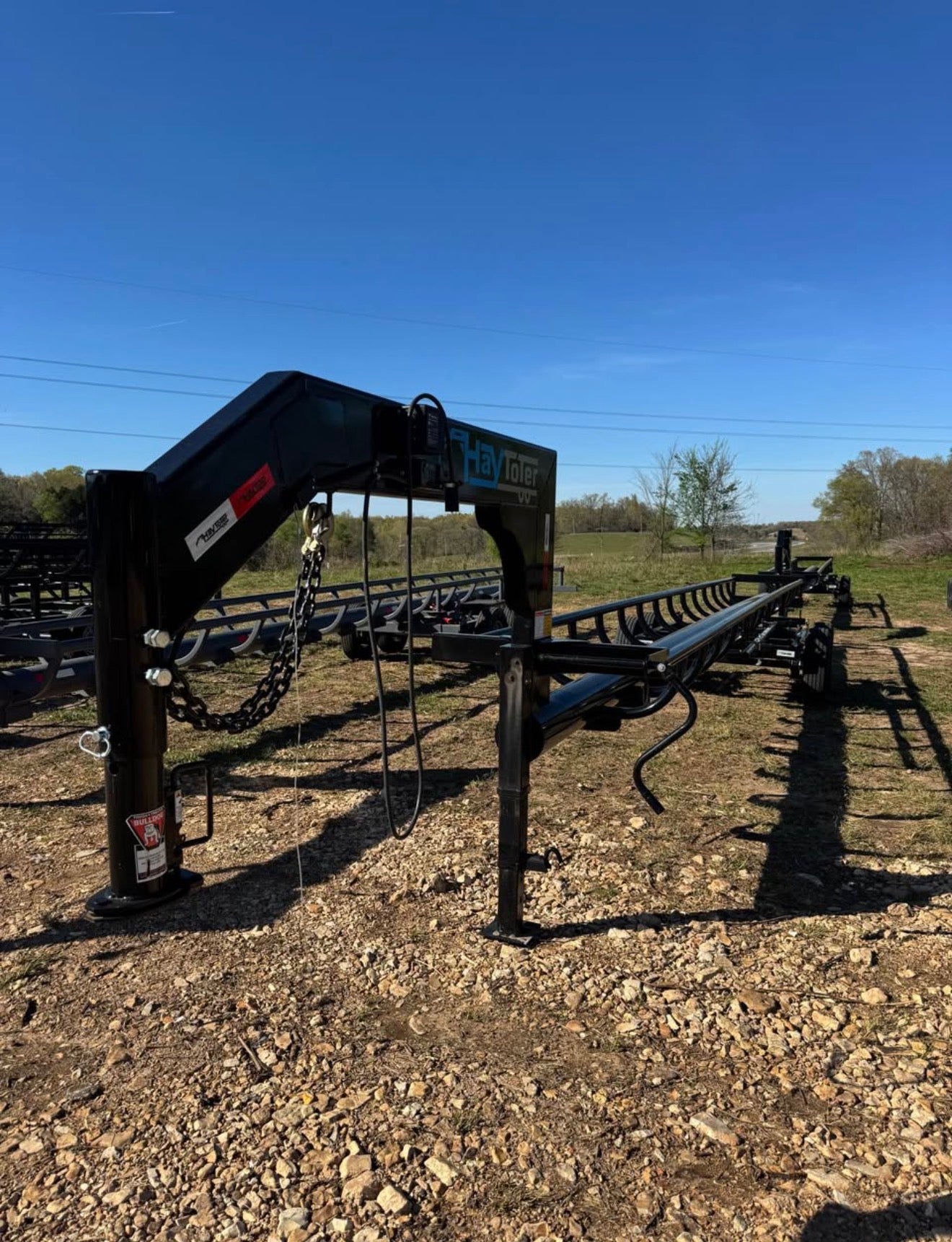 36ft In-Line Hay Trailer