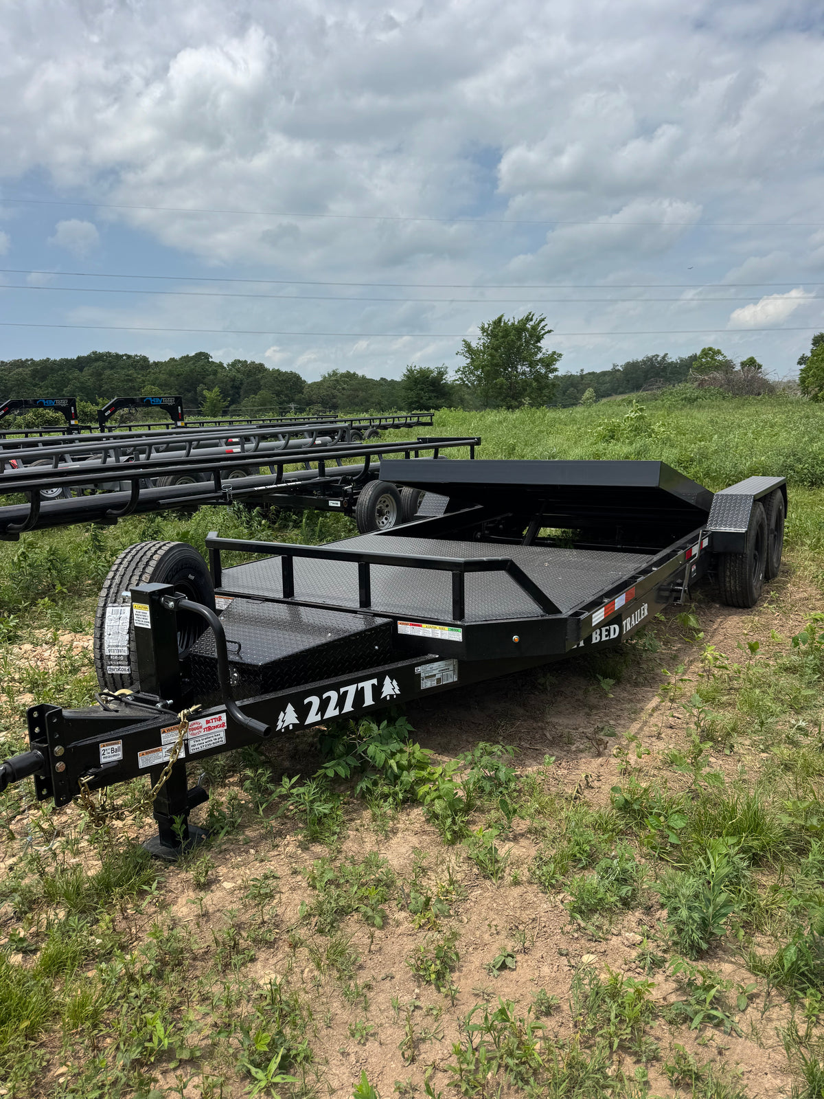 22ft - Tilt Deck Equipment Trailer (14k)