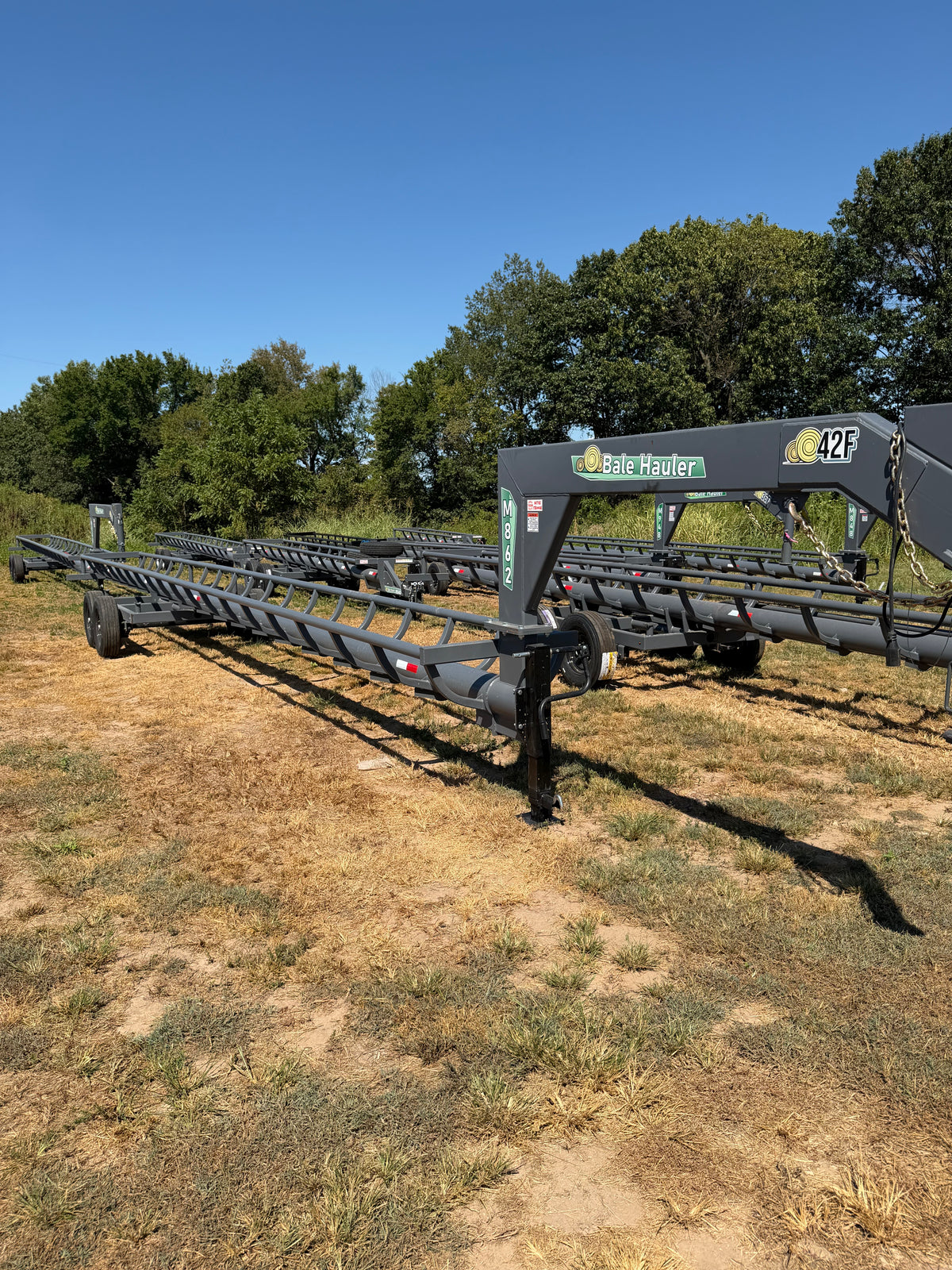42ft In-Line Hay Trailer - Hydraulic