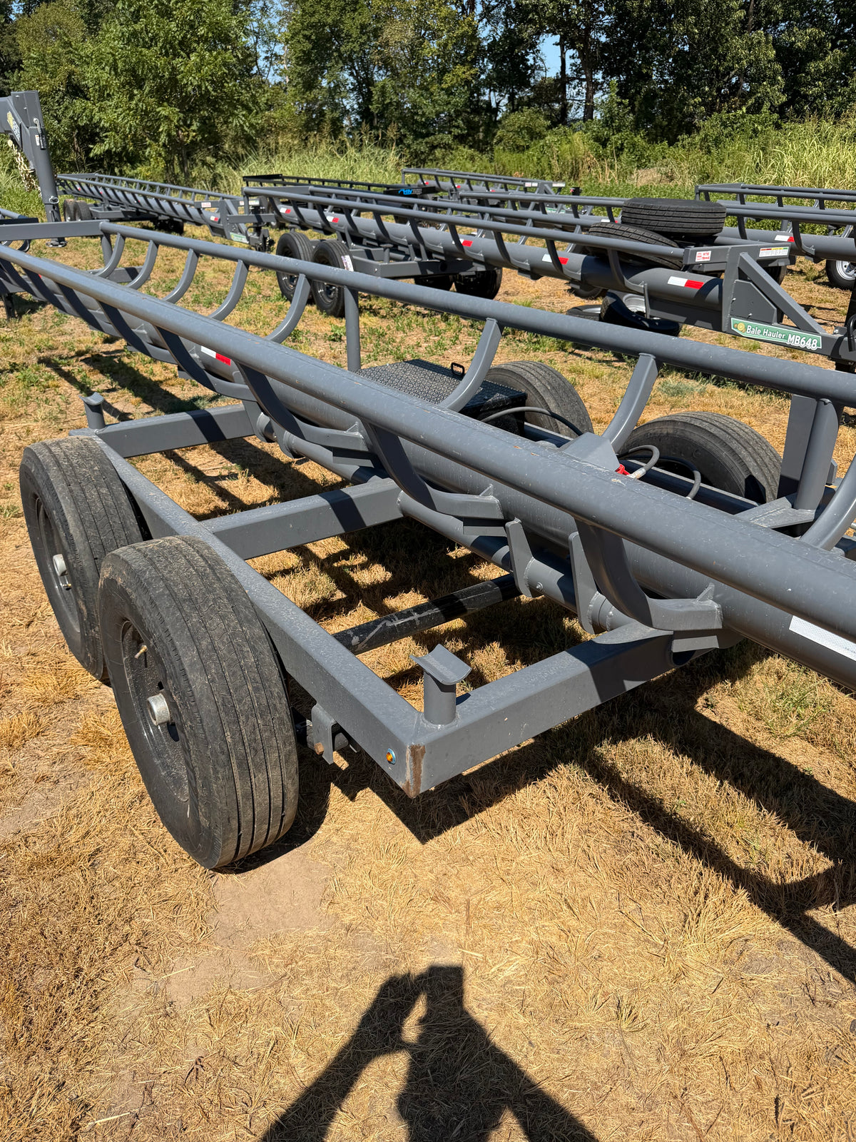 42ft In-Line Hay Trailer - Hydraulic