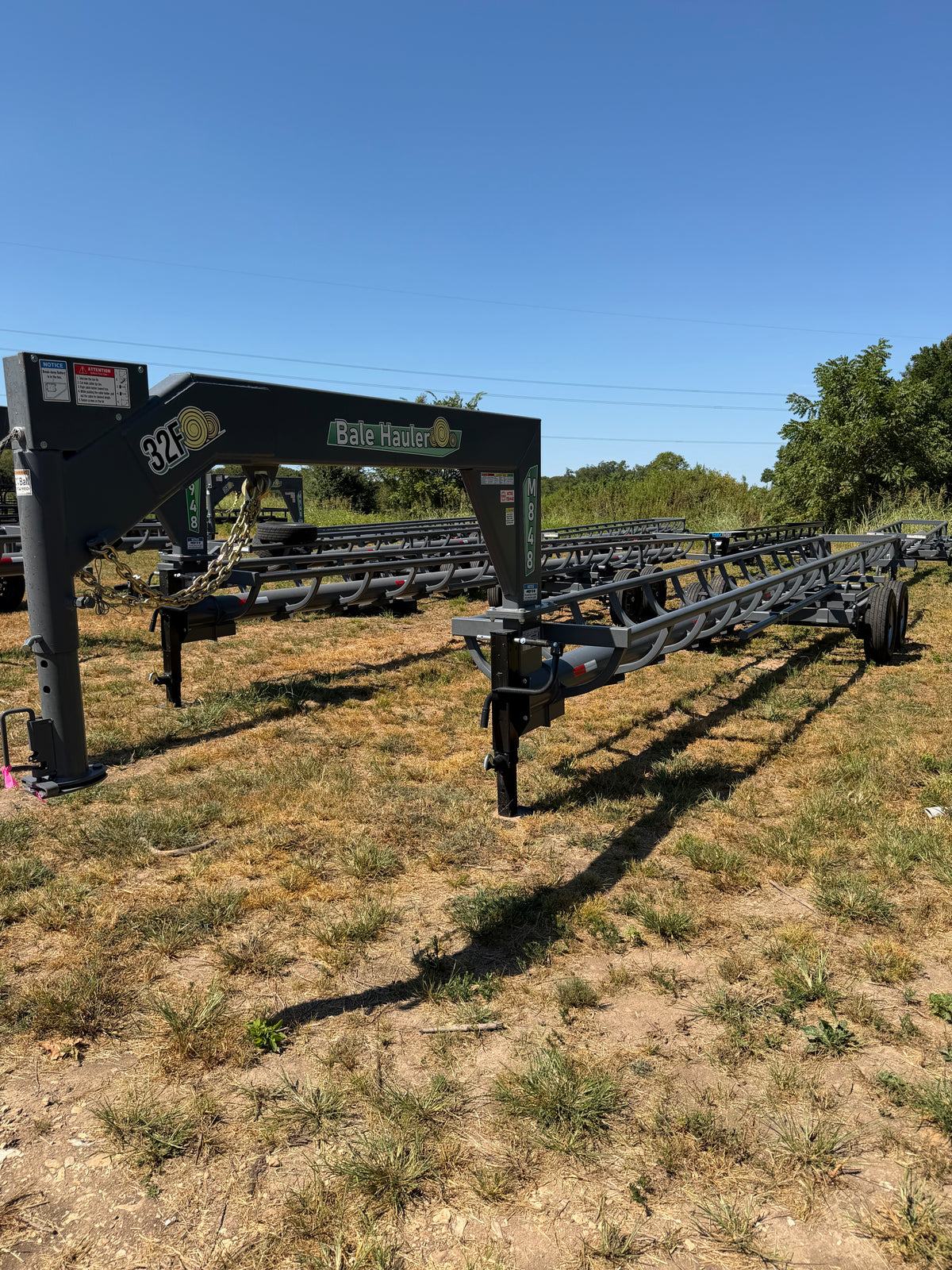 32ft In-Line Hay Trailer
