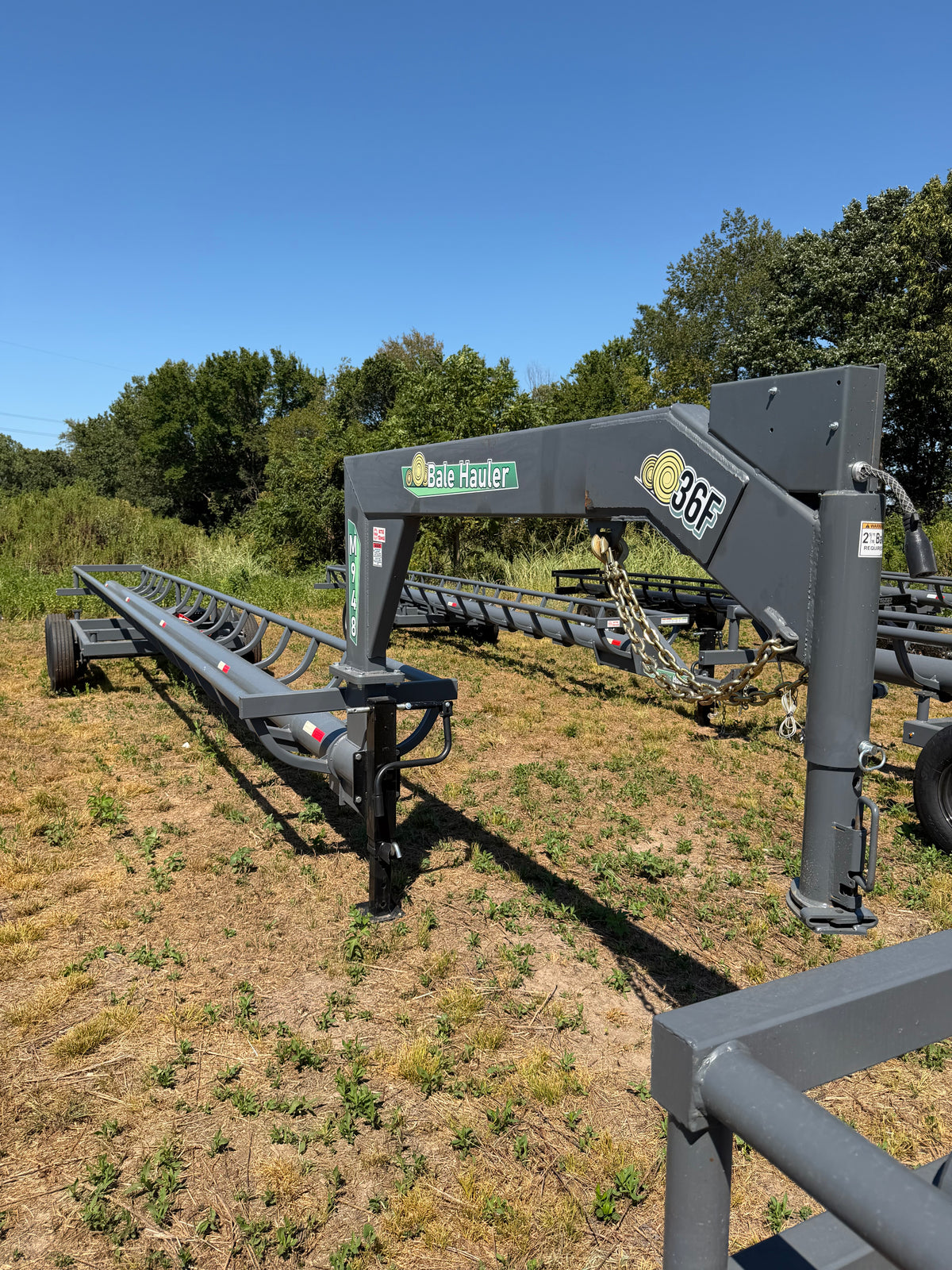 36ft In-Line Hay Trailer - Hydraulic