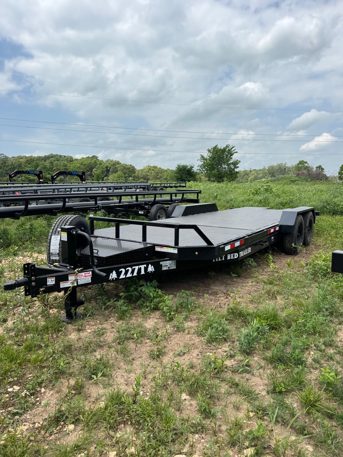 22ft - Tilt Deck Equipment Trailer (14k)