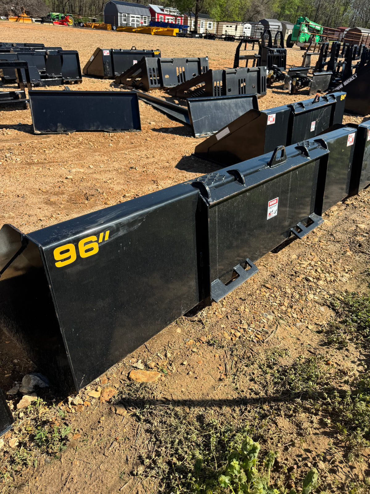 96” Skid Steer Bucket